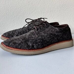 TOMS BROGUE MARLED OXFORDS Men’s Brown Size 11.5